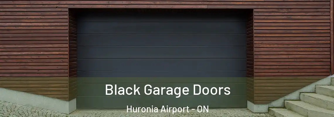 Black Garage Doors Huronia Airport - ON