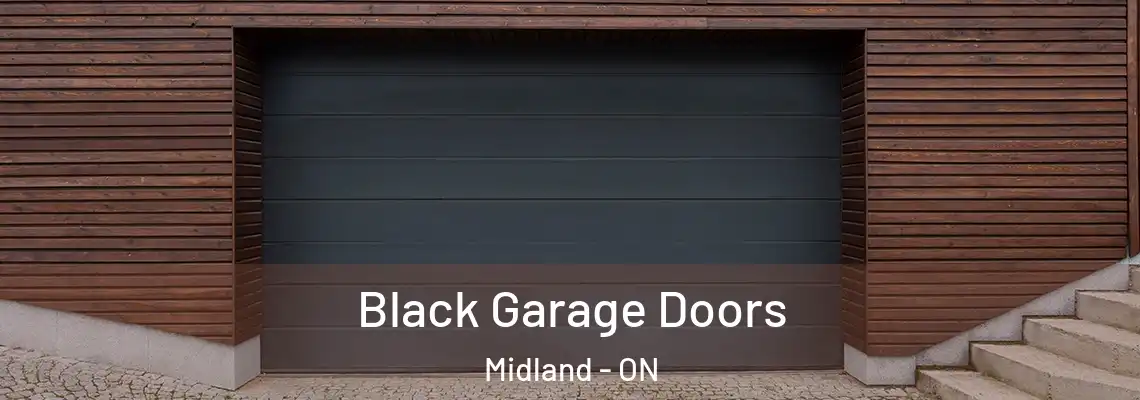 Black Garage Doors Midland - ON