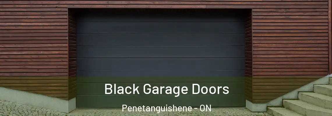 Black Garage Doors Penetanguishene - ON