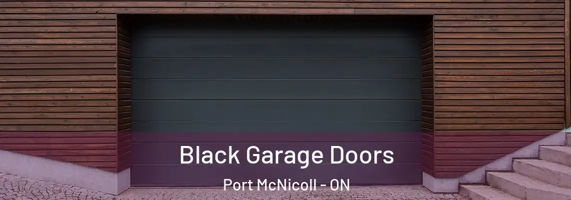 Black Garage Doors Port McNicoll - ON