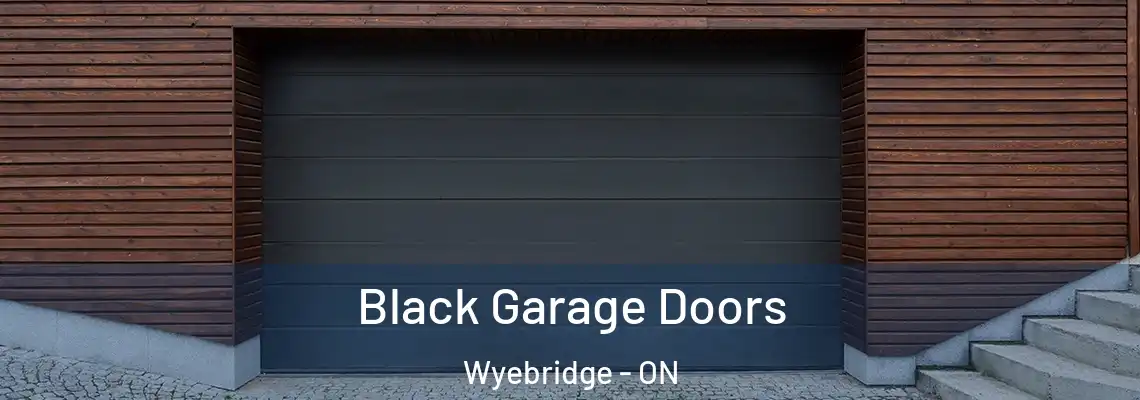 Black Garage Doors Wyebridge - ON