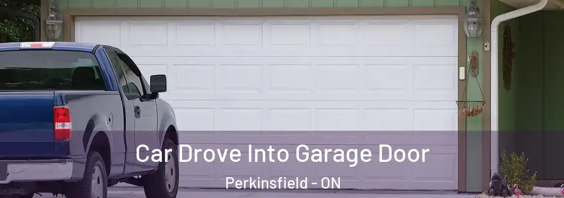 Car Drove Into Garage Door Perkinsfield - ON