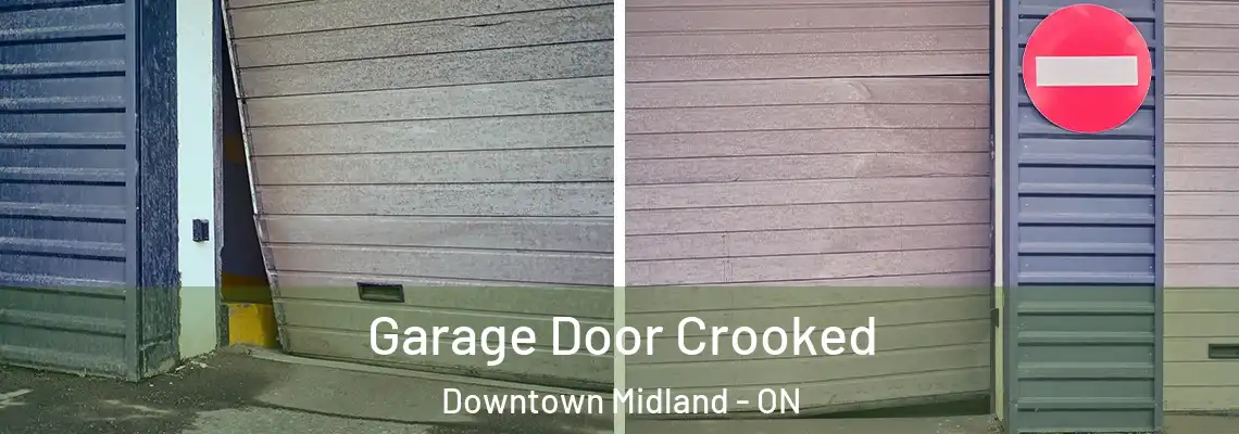 Garage Door Crooked Downtown Midland - ON