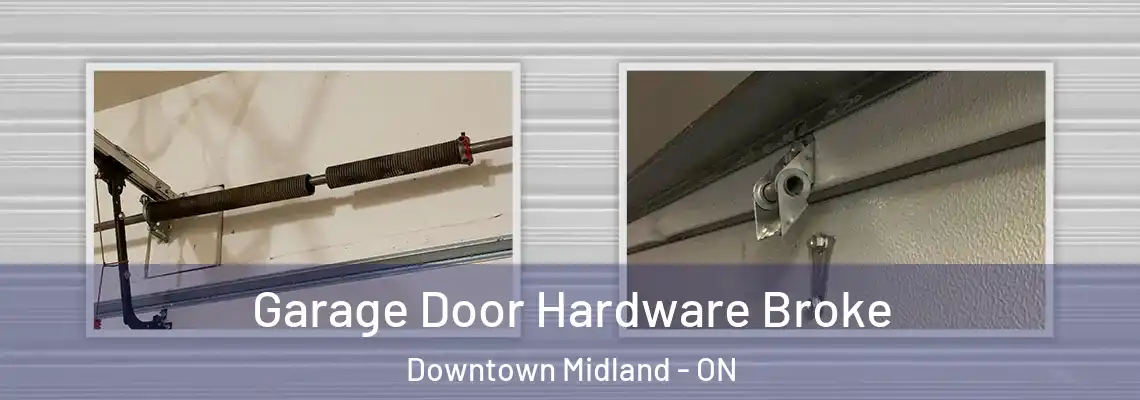 Garage Door Hardware Broke Downtown Midland - ON