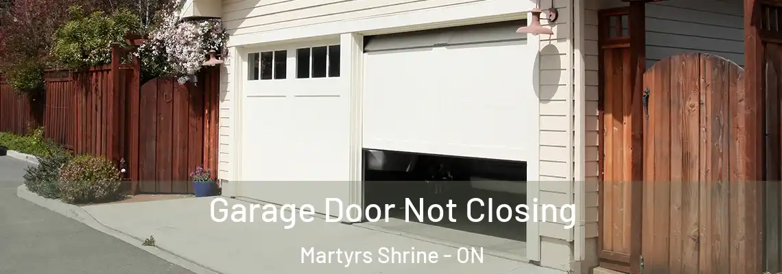 Garage Door Not Closing Martyrs Shrine - ON