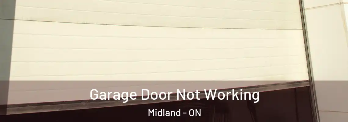 Garage Door Not Working Midland - ON