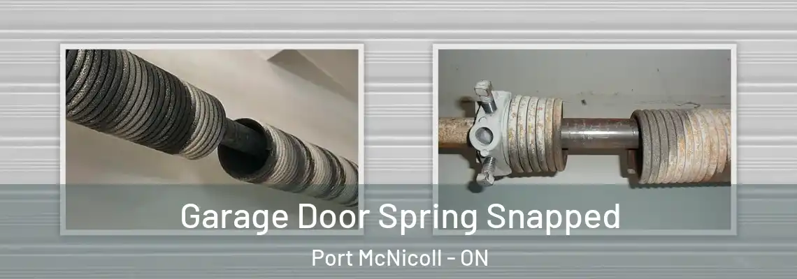 Garage Door Spring Snapped Port McNicoll - ON