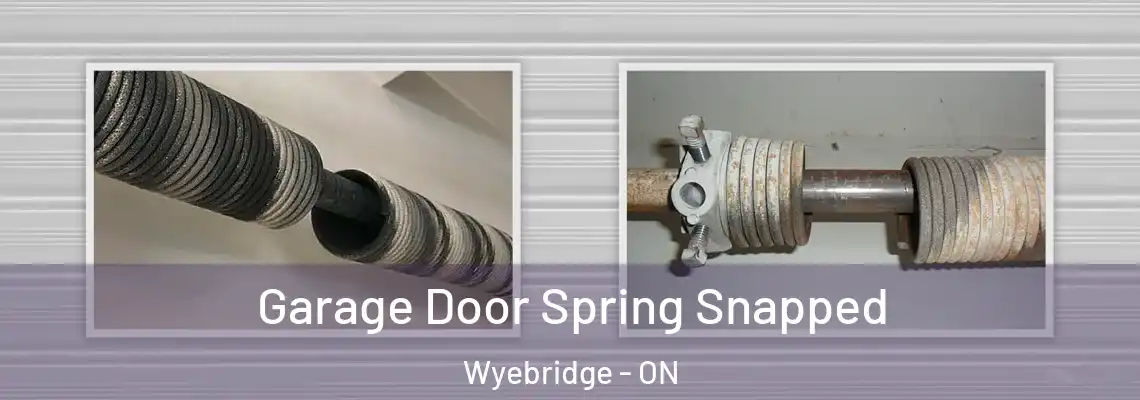 Garage Door Spring Snapped Wyebridge - ON