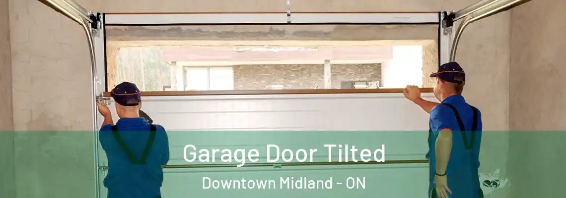 Garage Door Tilted Downtown Midland - ON