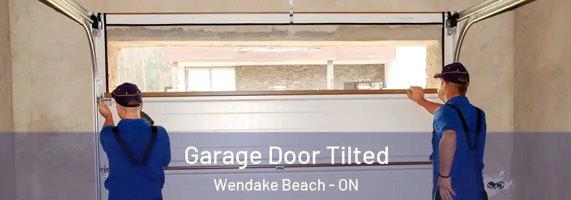 Garage Door Tilted Wendake Beach - ON