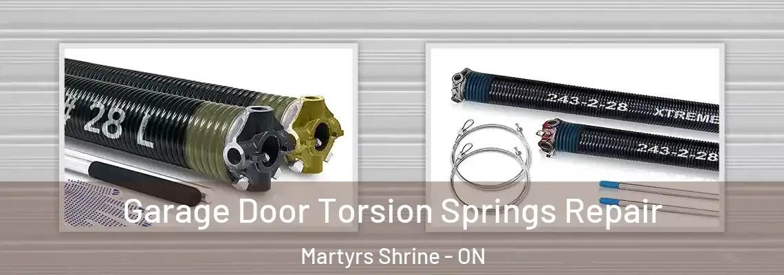 Garage Door Torsion Springs Repair Martyrs Shrine - ON