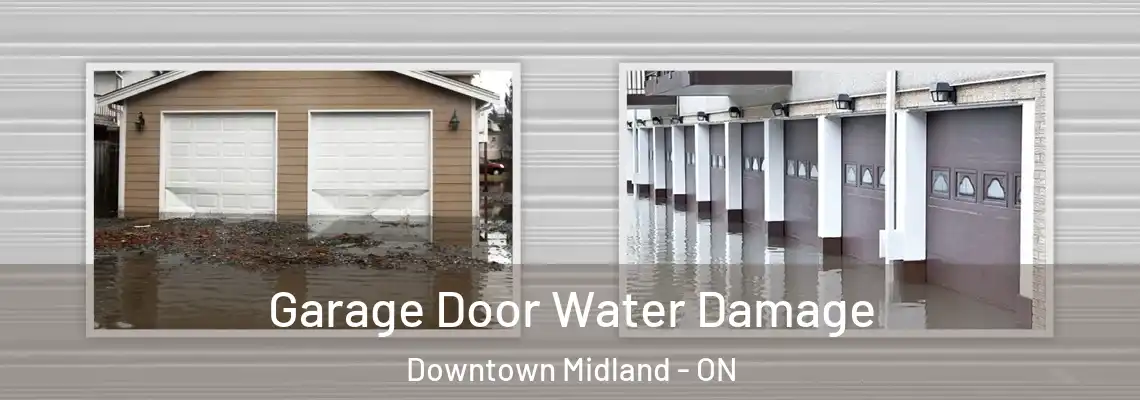 Garage Door Water Damage Downtown Midland - ON