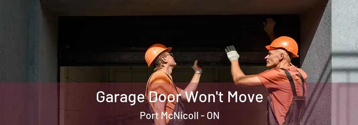 Garage Door Won't Move Port McNicoll - ON
