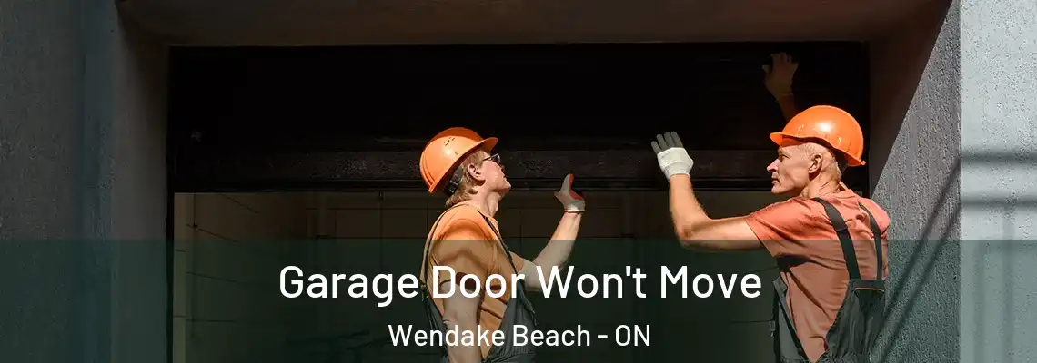 Garage Door Won't Move Wendake Beach - ON